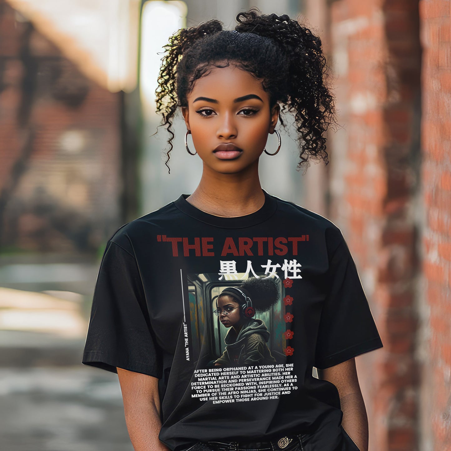 Ayana the Artist Graphic Tee | Afro Ninja Apparel