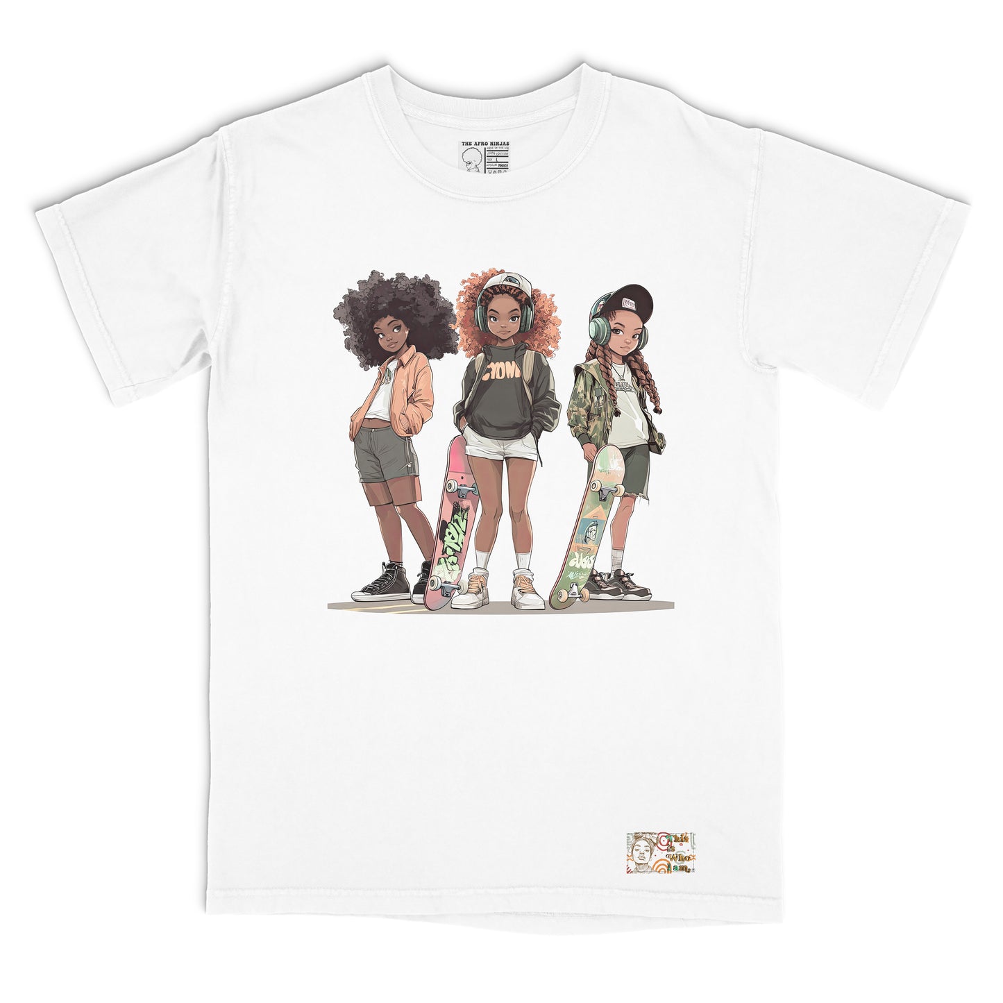 Skater Queens Graphic Tee | Afro Ninja Apparel