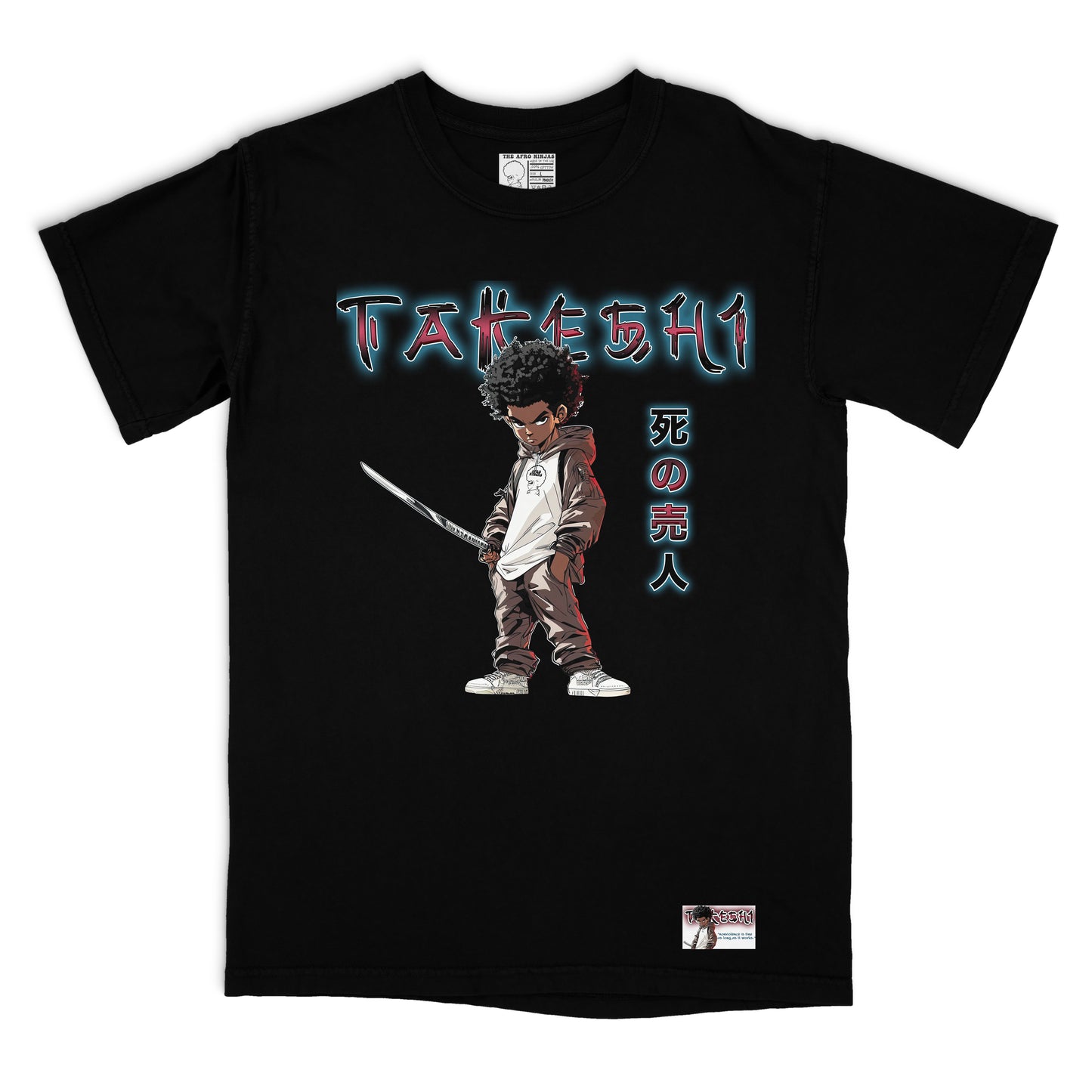 Young Takeshi Graphic Tee | Afro Ninja Apparel