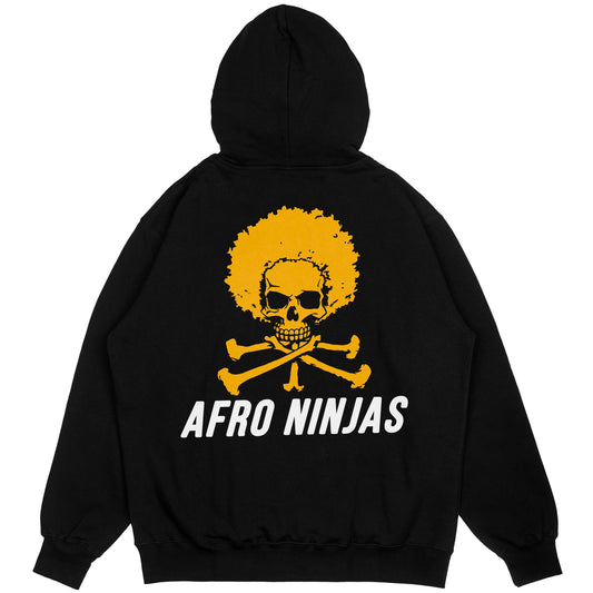 Afro Skull & Crossbones Hoodie